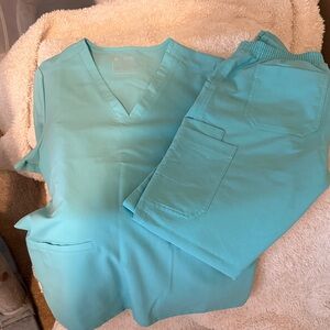 Figs Teal Technical Collection Medical Top